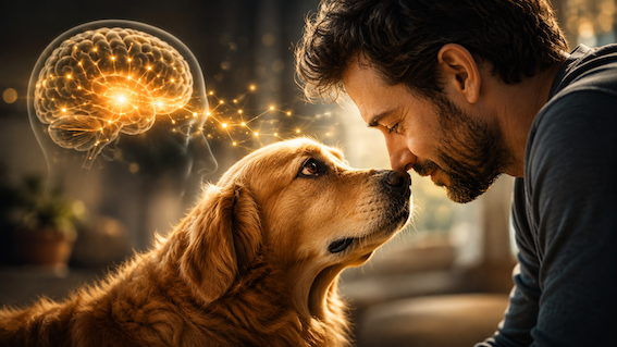 O que acontece no cérebro quando um cachorro olha nos olhos do tutor? A ciência começa a explicar